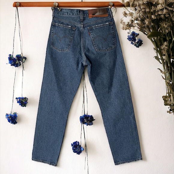 Levi's Premium Wedgie Straight Jeans Size 27 - Picture 5 of 13